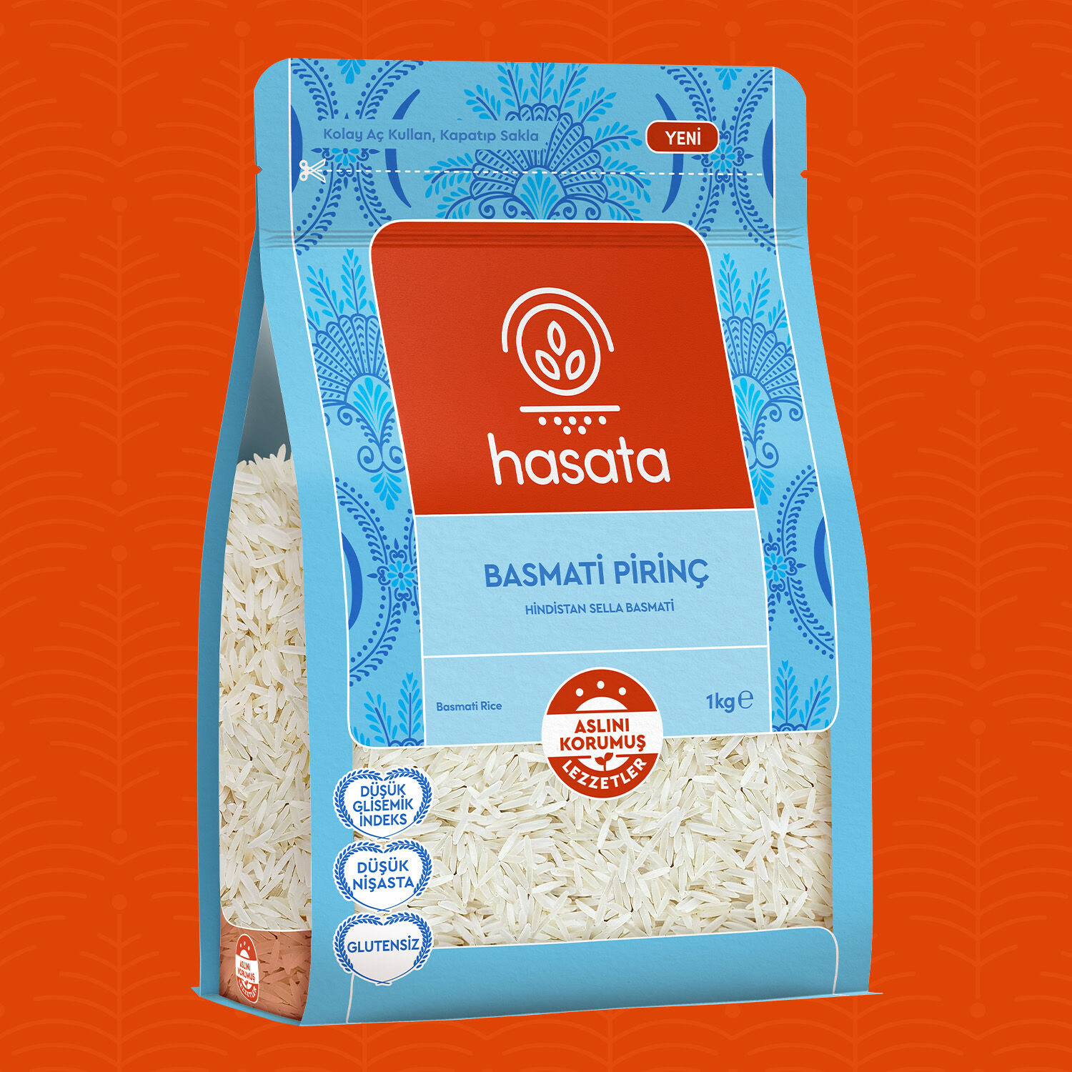 Hasata Basmati Pirinç (1 Kg) - 1