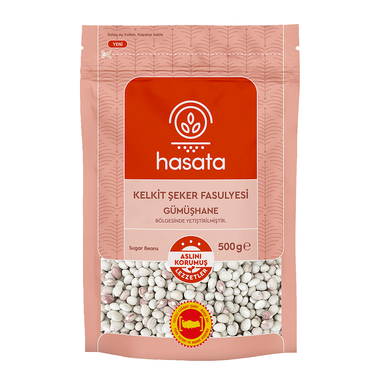 Hasata Gümüşhane Kelkit Şeker Fasulyesi 500 g - 4