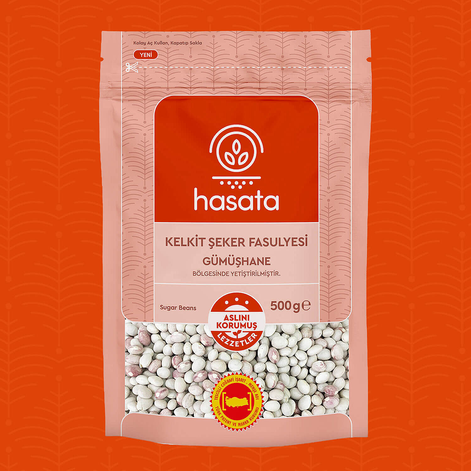 Hasata Gümüşhane Kelkit Şeker Fasulyesi 500 g - 2