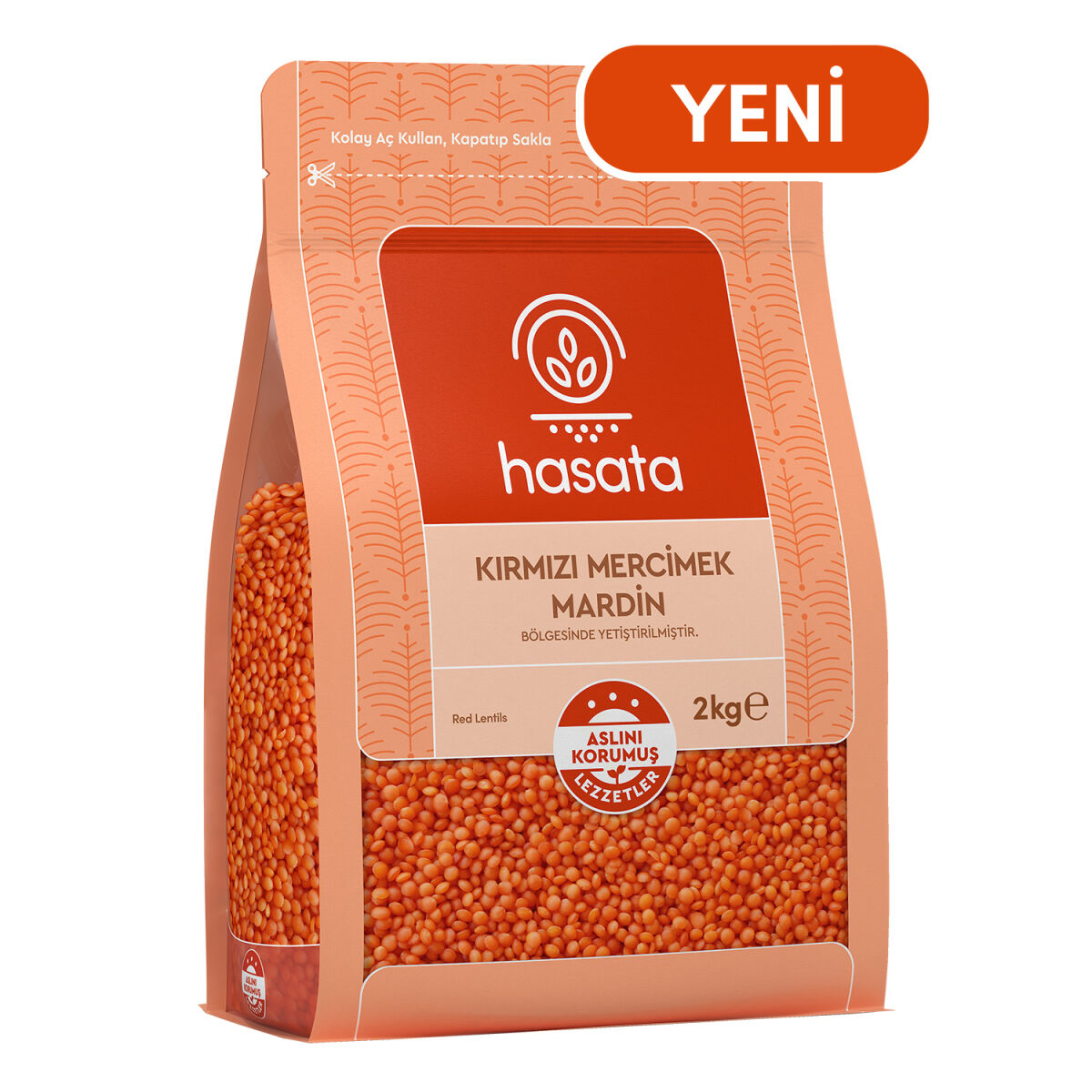 Hasata Mardin Kırmızı Mercimek (2 Kg) - 3