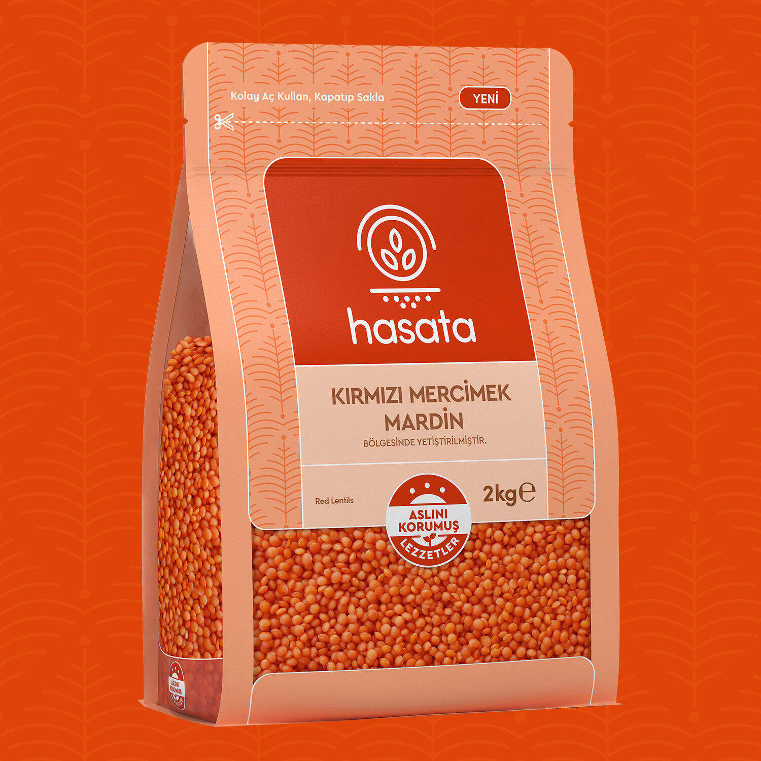 Hasata Mardin Red Lentils 2 KG - 1