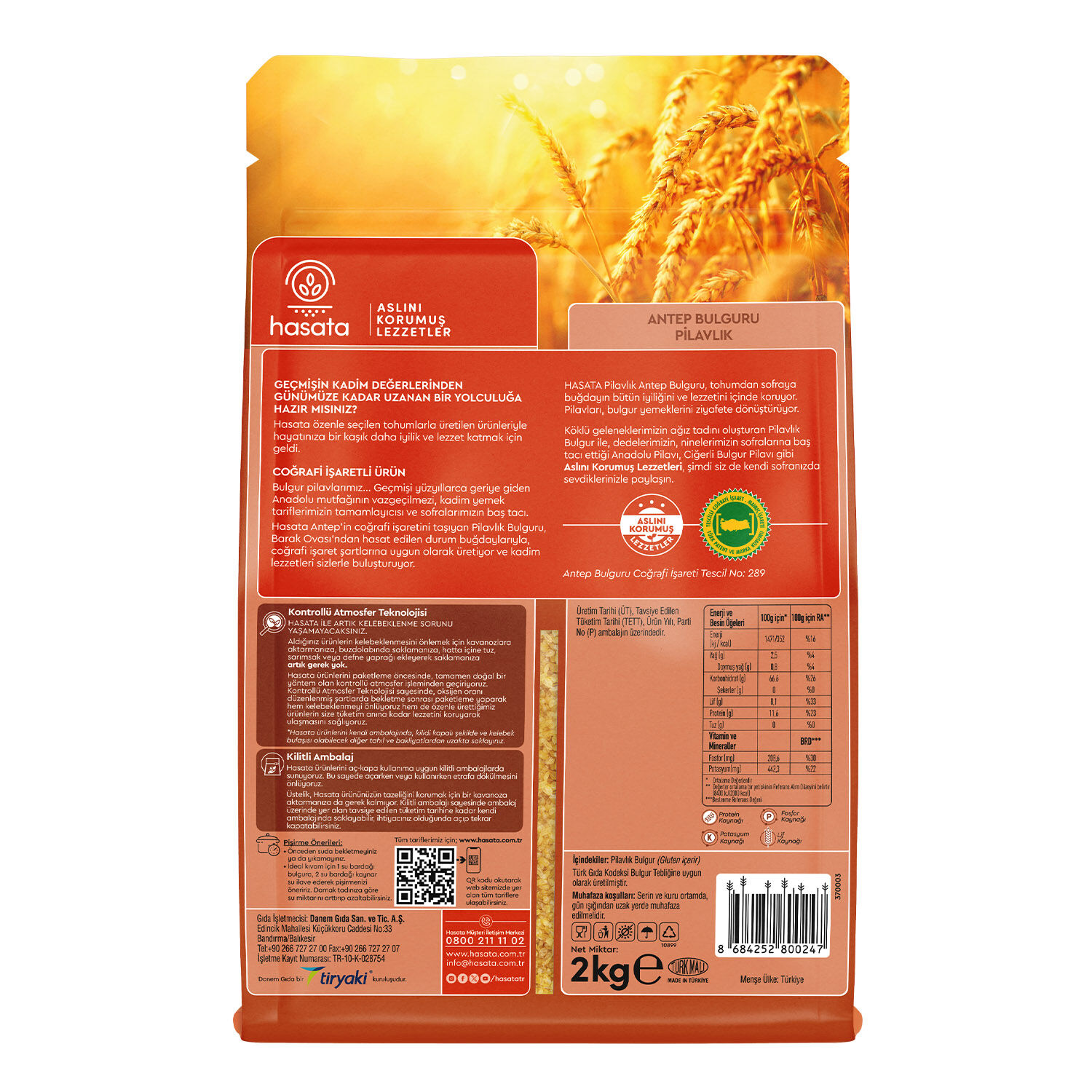 Hasata Pilavlık Antep Bulguru (2 Kg) - 4