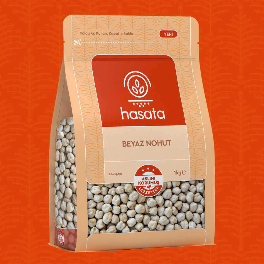 Hasata White Chickpea 1 KG - Hasata