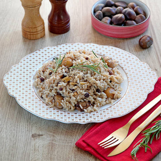 PILAF WITH CHESTNUTS