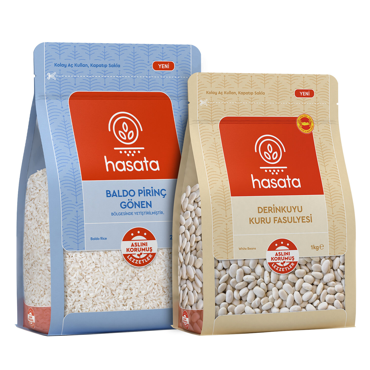Hasata Kuru Fasulye Pirinç Avantaj Paketi (3 kg) - 1