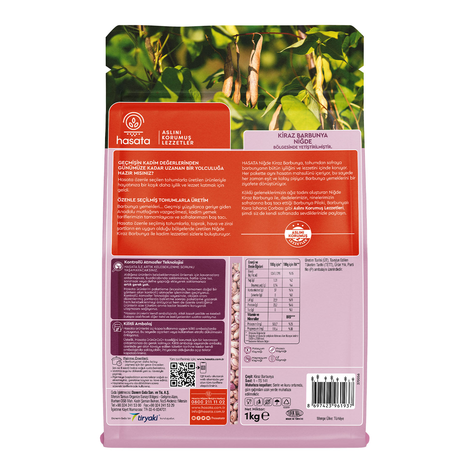 Hasata Niğde Kiraz Barbunya (1 Kg) - 4