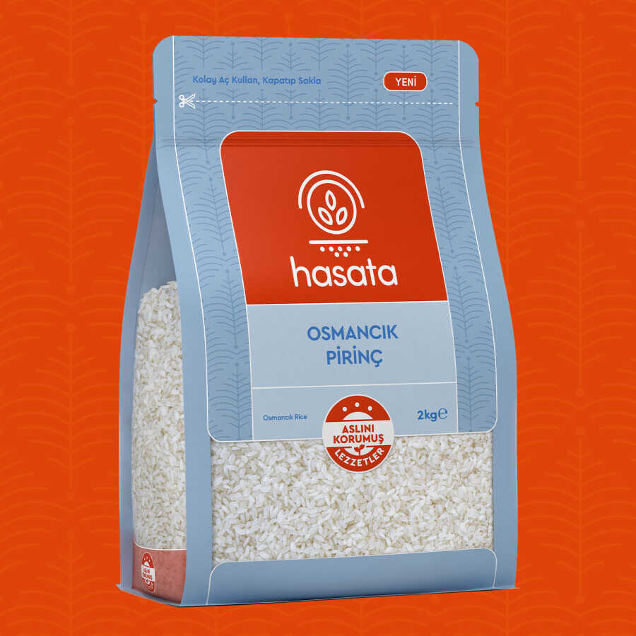 Hasata Osmancık Pirinç (2 Kg) - Hasata